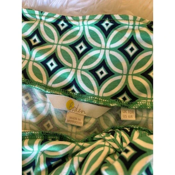 Boden Green Patterned Midi Skirt - Picture 7 of 11